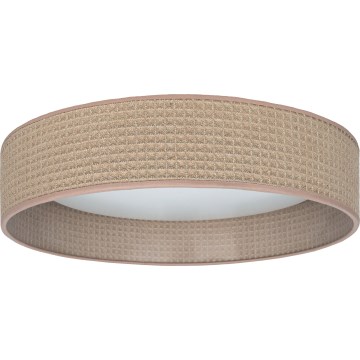 Brilagi - LED stmievateľné stropné svietidlo VELVET SMARTIX STARS LED/36W/230V 3000-6000K priemer 55 cm béžová Wi-Fi Tuya Beacon + diaľkové ovládanie