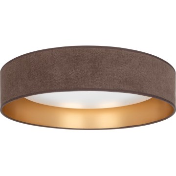 Brilagi - LED stmievateľné stropné svietidlo VELVET SMARTIX STARS LED/36W/230V 3000-6000K priemer 55 cm hnedá/zlatá Wi-Fi Tuya Beacon + diaľkové ovládanie