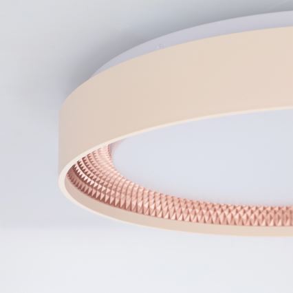 Brilagi - LED stmievateľné stropné svietidlo WALDO LED/48W/230V 3000-6500K pr. 40 cm béžová/zlatá + diaľkové ovládanie