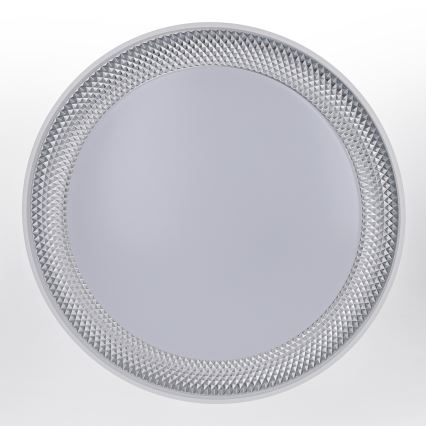 Brilagi - LED stmievateľné stropné svietidlo WALDO LED/48W/230V 3000-6500K pr. 40 cm biela/strieborná + diaľkové ovládanie