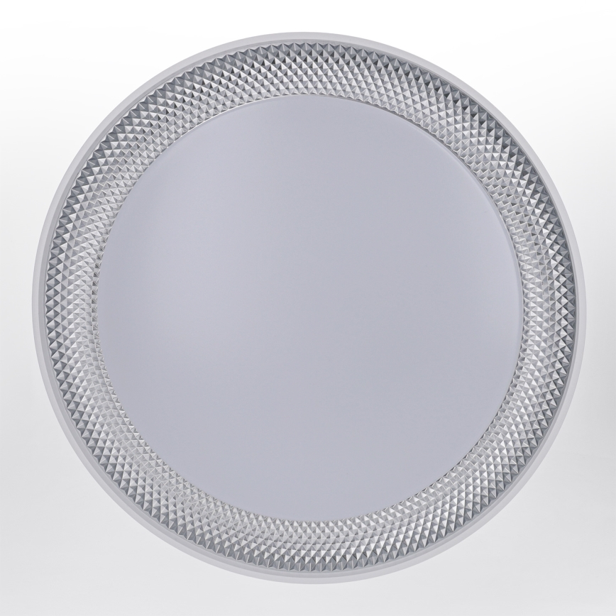 Brilagi - LED stmievateľné stropné svietidlo WALDO LED/48W/230V 3000-6500K pr. 40 cm biela/strieborná + diaľkové ovládanie