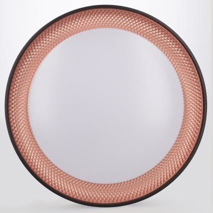 Brilagi - Stmievateľné LED stropné svietidlo WALDO LED/48W/230V 3000-6500K priemer 40 cm čierna/zlatá + diaľkové ovládanie