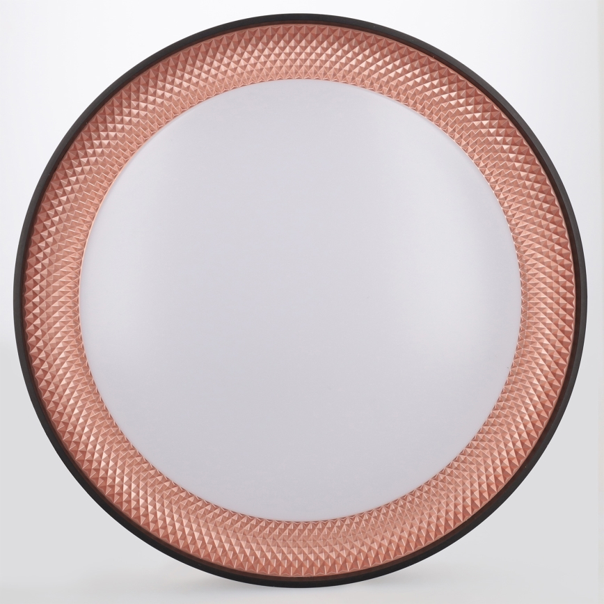 Brilagi - Stmievateľné LED stropné svietidlo WALDO LED/48W/230V 3000-6500K priemer 40 cm čierna/zlatá + diaľkové ovládanie