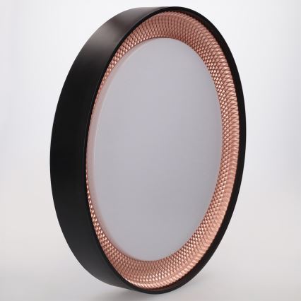 Brilagi - Stmievateľné LED stropné svietidlo WALDO LED/48W/230V 3000-6500K priemer 40 cm čierna/zlatá + diaľkové ovládanie