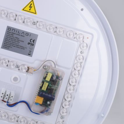 Brilagi - LED stmievateľné stropné svietidlo ALVA LED/48W/230V 3000-6500K priemer 51 cm biela + diaľkové ovládanie