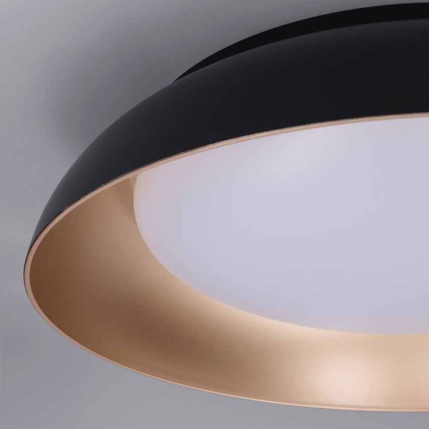 Brilagi - LED Stmievateľné stropné svietidlo ALVA LED/48W/230V 3000-6500K pr. 51 cm čierna + diaľkové ovládanie