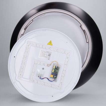 Brilagi - LED Stmievateľné stropné svietidlo ALVA LED/48W/230V 3000-6500K pr. 51 cm čierna + diaľkové ovládanie