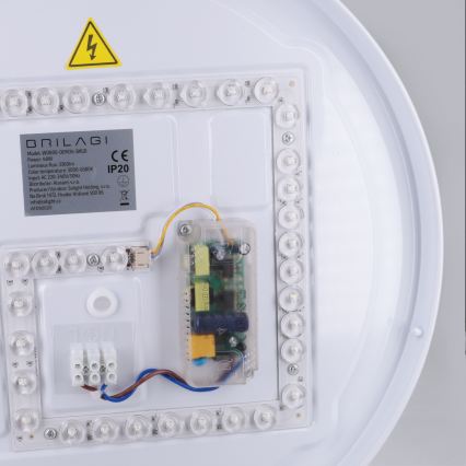 Brilagi - LED Stmievateľné stropné svietidlo ALVA LED/48W/230V 3000-6500K pr. 51 cm čierna + diaľkové ovládanie