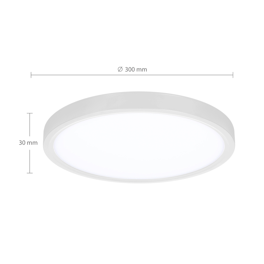 Brilagi - LED Stmievateľné stropné svietidlo ESTELA LED/36W/230V 3000-6500K ø 30 cm biela + diaľkové ovládanie