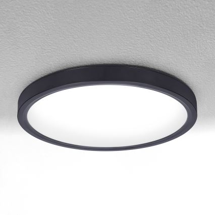 Brilagi - LED Stmievateľné stropné svietidlo ESTELA LED/36W/230V 3000-6500K ø 30 cm čierna + diaľkové ovládanie