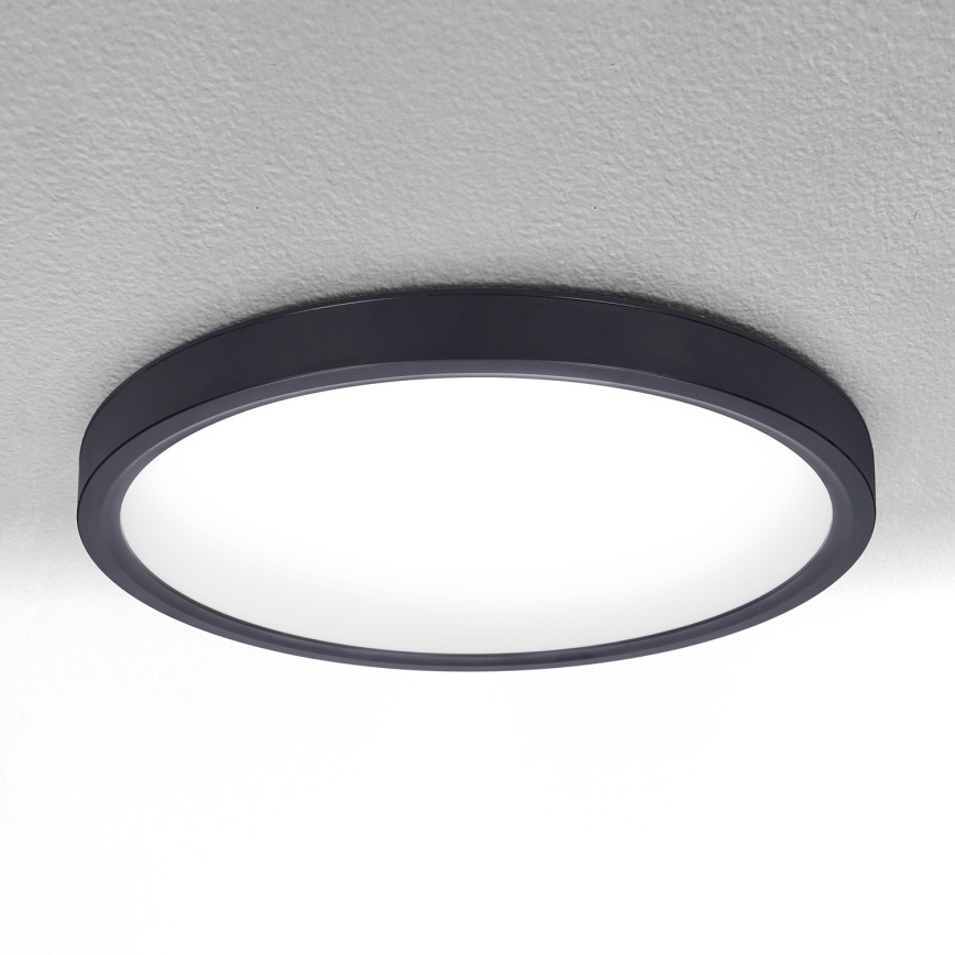 Brilagi - LED Stmievateľné stropné svietidlo ESTELA LED/36W/230V 3000-6500K ø 30 cm čierna + diaľkové ovládanie