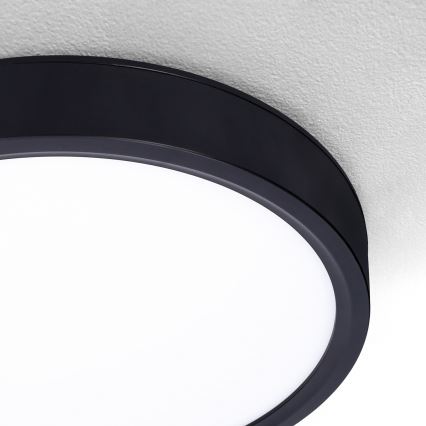 Brilagi - LED Stmievateľné stropné svietidlo ESTELA LED/36W/230V 3000-6500K ø 30 cm čierna + diaľkové ovládanie