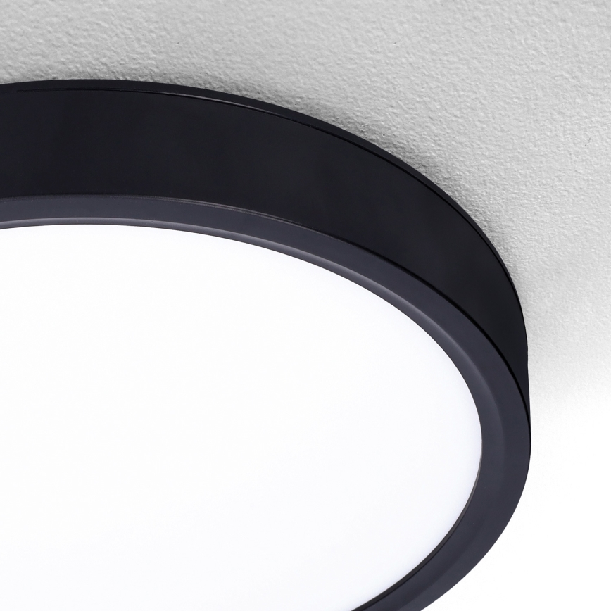 Brilagi - LED Stmievateľné stropné svietidlo ESTELA LED/36W/230V 3000-6500K ø 30 cm čierna + diaľkové ovládanie
