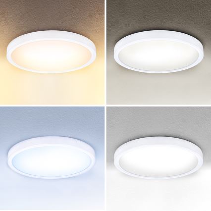 Brilagi - LED Stmievateľné stropné svietidlo ESTELA LED/48W/230V 3000-6500K ø 40 cm biela + diaľkové ovládanie