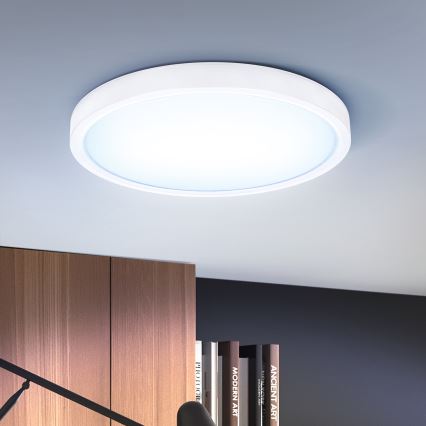 Brilagi - LED Stmievateľné stropné svietidlo ESTELA LED/48W/230V 3000-6500K ø 40 cm biela + diaľkové ovládanie