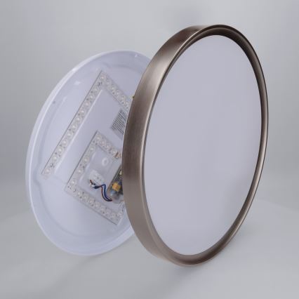 Brilagi - LED stmievateľné stropné svietidlo FANCIA LED/48W/230V 3000-6500K pr. 39 cm antracit + diaľkové ovládanie