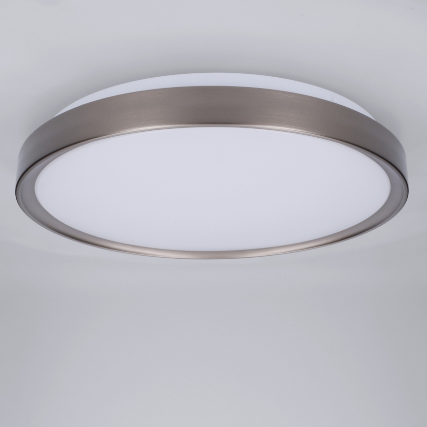 Brilagi - LED stmievateľné stropné svietidlo FANCIA LED/48W/230V 3000-6500K priemer 39 cm strieborné + diaľkové ovládanie