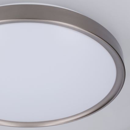 Brilagi - LED stmievateľné stropné svietidlo FANCIA LED/48W/230V 3000-6500K priemer 39 cm strieborné + diaľkové ovládanie