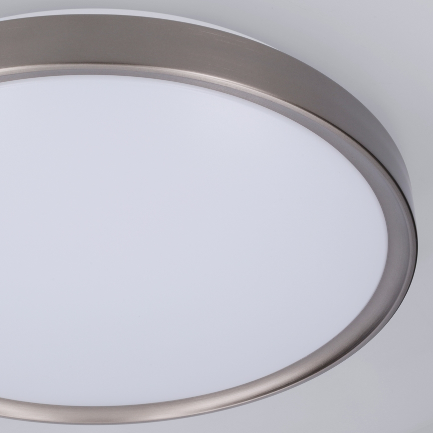Brilagi - LED stmievateľné stropné svietidlo FANCIA LED/48W/230V 3000-6500K priemer 39 cm strieborné + diaľkové ovládanie