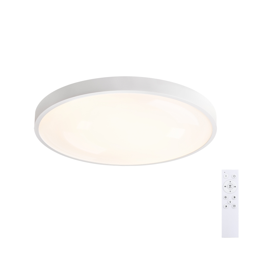 Brilagi - LED stmievateľné stropné svietidlo GLASS POOL DOUBLE LED/60W/230V 3000-6000K 50 cm biela + diaľkové ovládanie