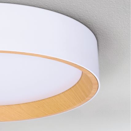 Brilagi - LED Stmievateľné stropné svietidlo LARIOS LED/48W/230V 3000-6500K ø 39 cm biela + diaľkové ovládanie