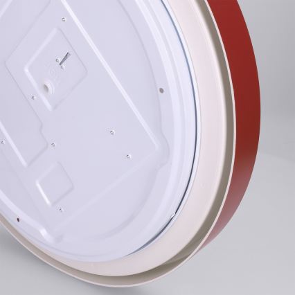 Brilagi - LED stmievateľné stropné svietidlo MATTEO LED/48W/230V 3000-6500K pr. 41 cm červené + diaľkové ovládanie