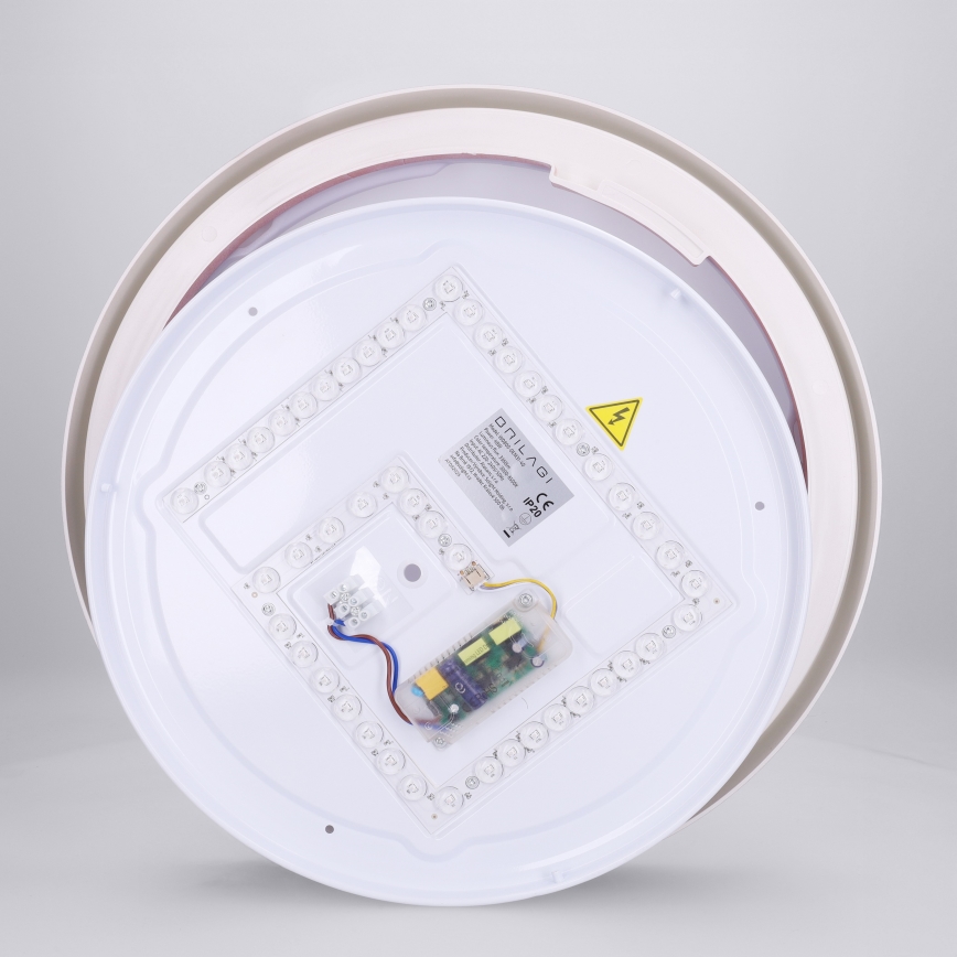 Brilagi - LED stmievateľné stropné svietidlo MATTEO LED/48W/230V 3000-6500K pr. 41 cm červené + diaľkové ovládanie