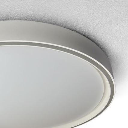 Brilagi - LED stmievateľné stropné svietidlo NANCI LED/60W/230V 3000-6500K pr. 49 cm strieborné + diaľkové ovládanie