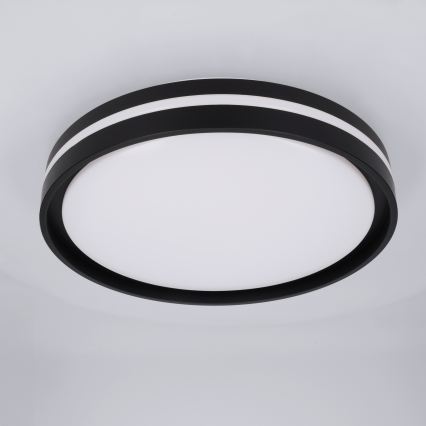 Brilagi - LED stmievateľné stropné svietidlo NAOMI LED/48W/230V 3000-6500K priemer 39 cm čierne + diaľkové ovládanie