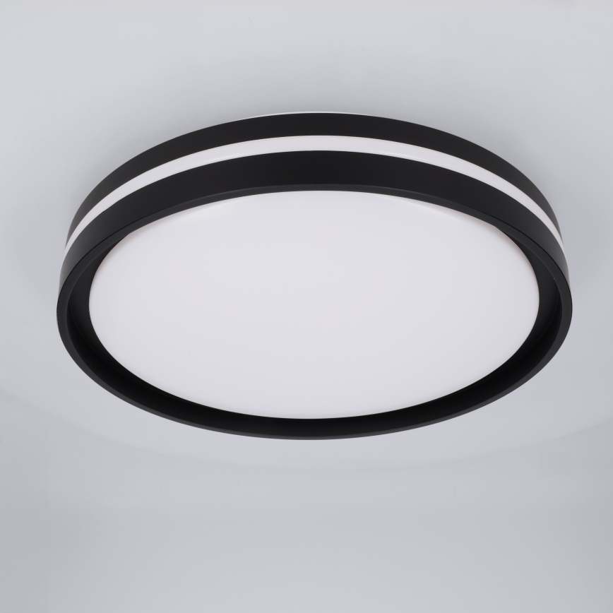 Brilagi - LED stmievateľné stropné svietidlo NAOMI LED/48W/230V 3000-6500K priemer 39 cm čierne + diaľkové ovládanie