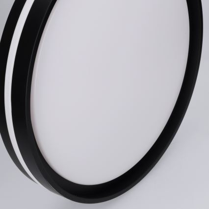 Brilagi - LED stmievateľné stropné svietidlo NAOMI LED/48W/230V 3000-6500K priemer 39 cm čierne + diaľkové ovládanie