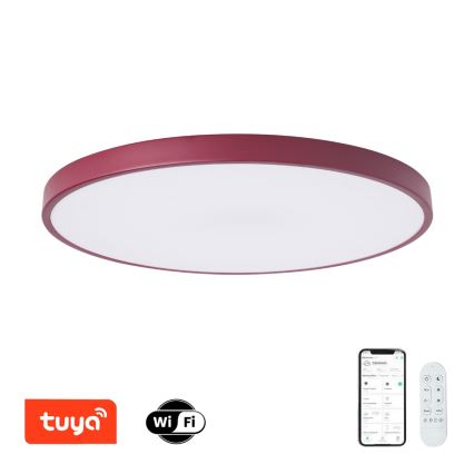 Brilagi - Stmievateľné LED svietidlo POOL SMART LED/100W/230V priemer 80 cm Wi‑Fi Tuya + diaľkové ovládanie burgundské