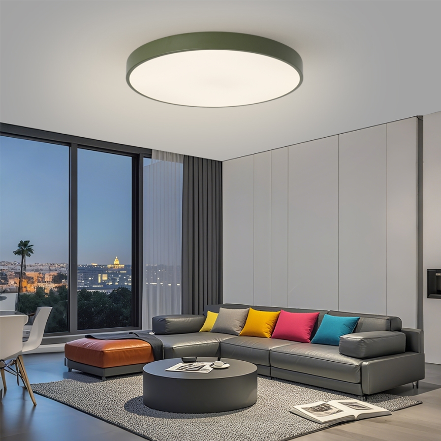 Brilagi - LED Stmievateľné svietidlo POOL SMART LED/100W/230V pr. 80 cm Wi-Fi Tuya + diaľkové ovládanie zelená