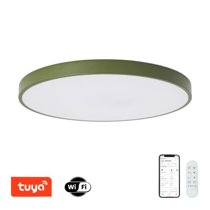 Brilagi - LED Stmievateľné svietidlo POOL SMART LED/100W/230V pr. 80 cm Wi-Fi Tuya + diaľkové ovládanie zelená