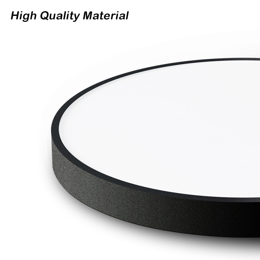 Brilagi - LED Stmievateľné stropné svietidlo POOL SMART LED/100W/230V 3000-6000K pr. 80 cm Wi-Fi Tuya čierna + diaľkové ovládanie