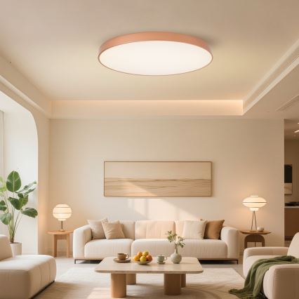 BRILAGI - LED Stmievateľné stropné svietidlo POOL SMART LED/128W/230V 100 cm 3000-6000K Wi-Fi Tuya bronzové + diaľkové ovládanie