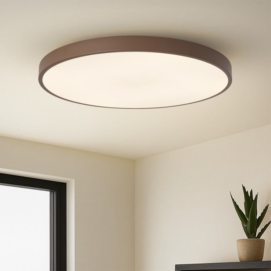 Brilagi - LED stmievateľné svietidlo POOL SMART LED/128W/230V priemer 100 cm Wi-Fi Tuya + diaľkové ovládanie hnedé