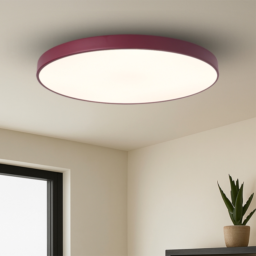 Brilagi - Stmievateľné LED svietidlo POOL SMART LED/128W/230V pr. 100 cm 3000-6000K Wi-Fi Tuya + diaľkové ovládanie bordó