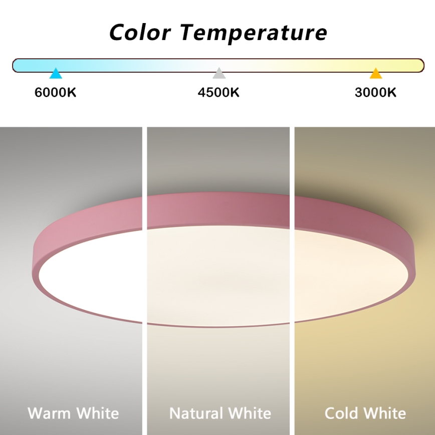Brilagi - LED stmievateľné svietidlo POOL SMART LED/128W/230V pr. 100 cm Wi-Fi Tuya + diaľkové ovládanie ružové