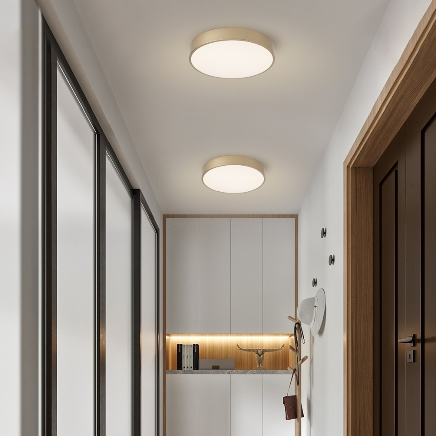 BRILAGI - stmievateľné LED stropné svietidlo POOL SMART LED/48W/230V 3000-6000K pr. 40 cm Wi-Fi Tuya zlaté + diaľkové ovládanie