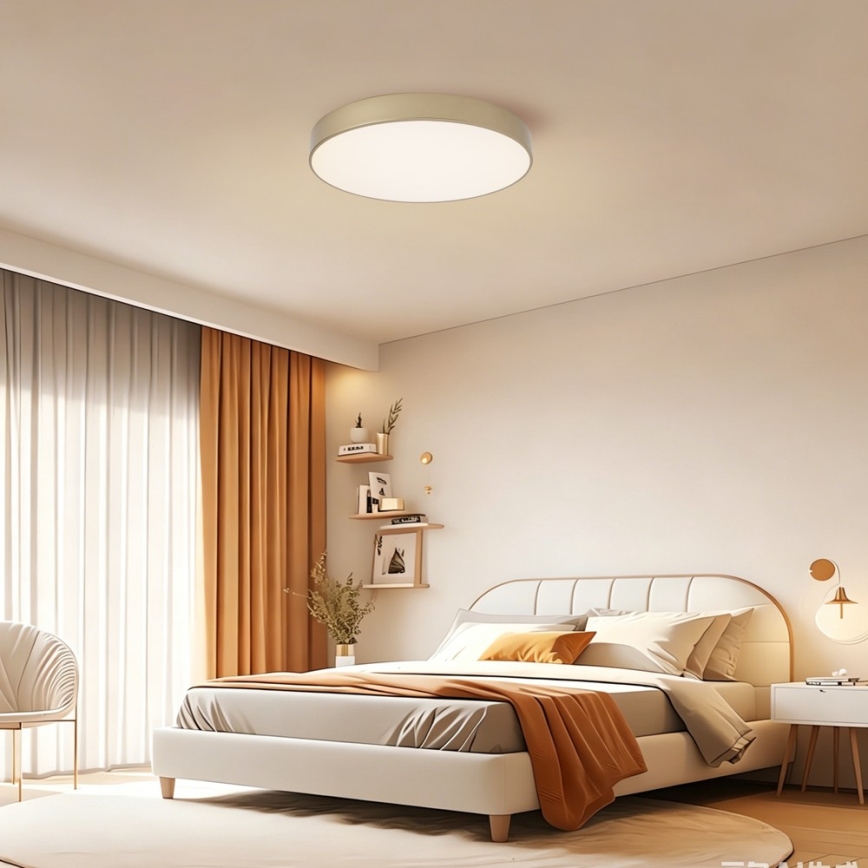 BRILAGI - LED stmievateľné stropné svietidlo POOL SMART LED/60W/230V 3000-6000K priemer 50 cm Wi-Fi Tuya zlaté + diaľkové ovládanie