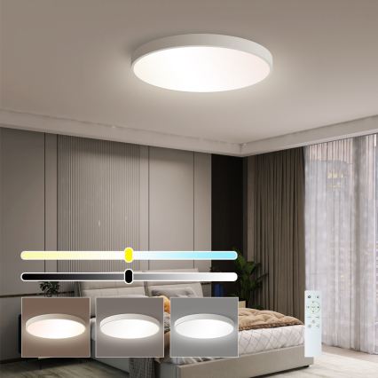 Brilagi - stmievateľné LED stropné svietidlo POOL SMART LED/60W/230V 50 cm 3000-6000K Wi-Fi Tuya + diaľkové ovládanie biela