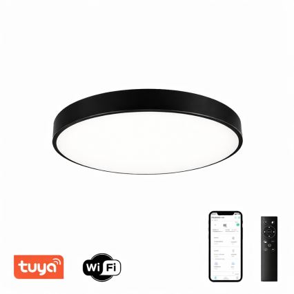 Brilagi - LED Stmievateľné stropné svietidlo POOL SMART LED/60W/230V 50 cm 3000-6000K Wi-Fi Tuya + diaľkové ovládanie čierna