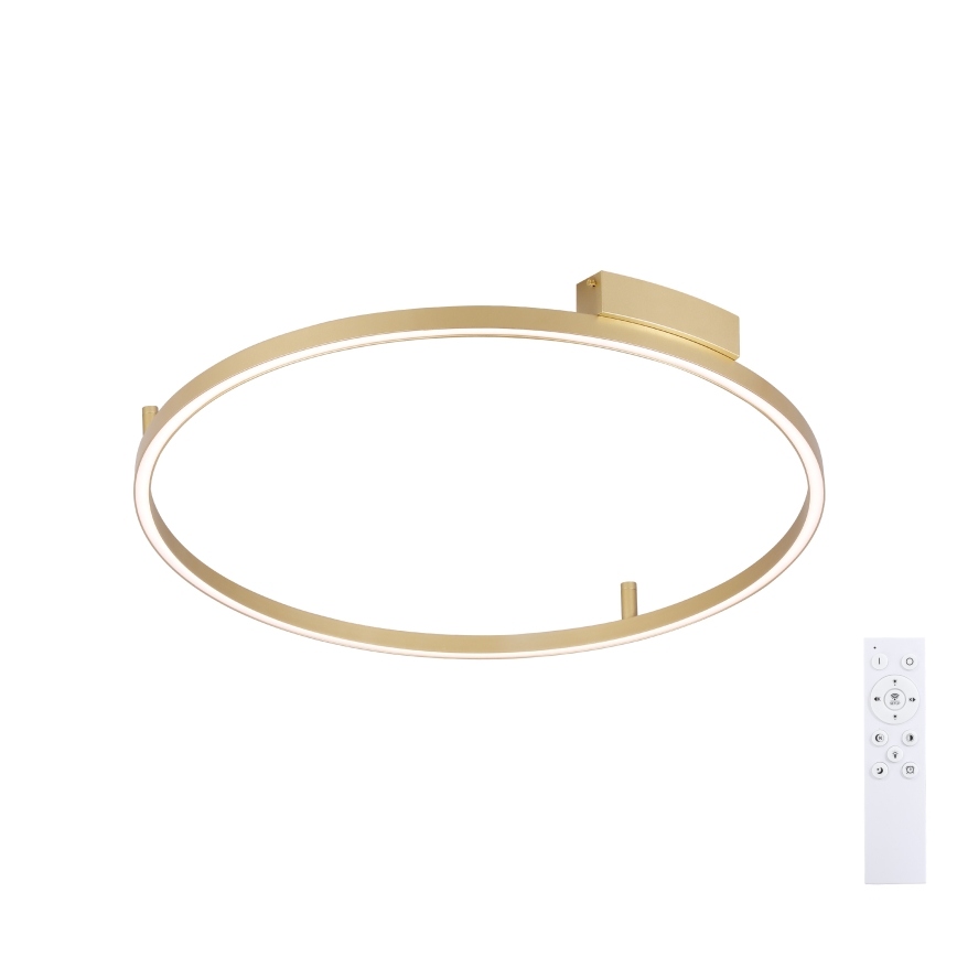 Brilagi - LED stmievané stropné svietidlo PORTOFINO LED/60W/230V 3000-6000K pr. 80 cm zlaté + diaľkové ovládanie