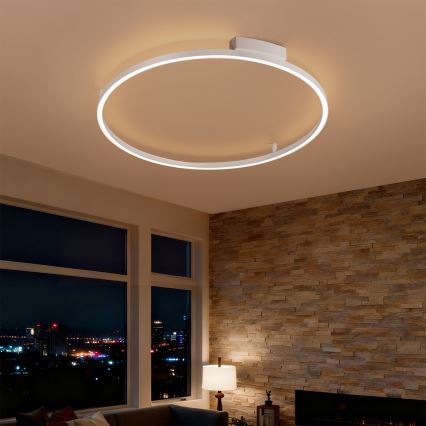 Brilagi - LED stmievateľné stropné svietidlo PORTOFINO LED/60W/230V 3000-6000K pr. 80 cm biela + diaľkové ovládanie