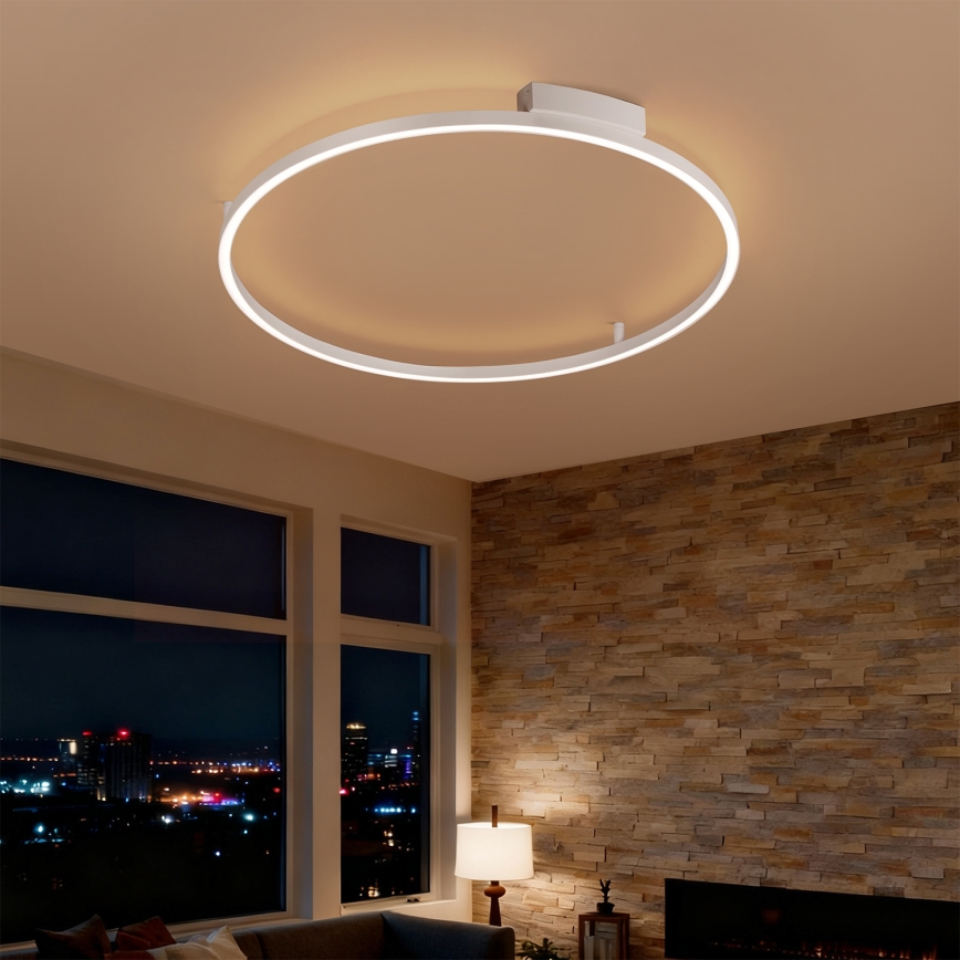 Brilagi - LED stmievateľné stropné svietidlo PORTOFINO LED/60W/230V 3000-6000K pr. 80 cm biela + diaľkové ovládanie