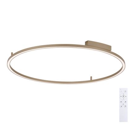 Brilagi - LED Stmievateľné stropné svietidlo PORTOFINO LED/85W/230V 3000-6000K pr. 120 cm béžová + diaľkové ovládanie