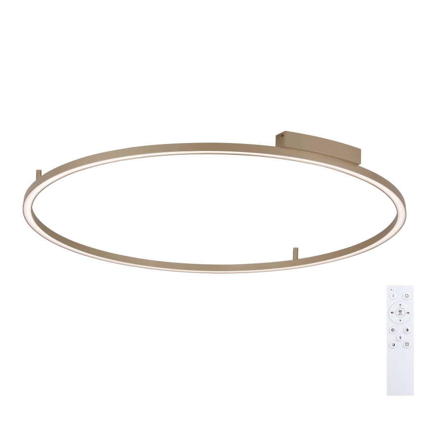 Brilagi - LED Stmievateľné stropné svietidlo PORTOFINO LED/85W/230V 3000-6000K pr. 120 cm béžová + diaľkové ovládanie