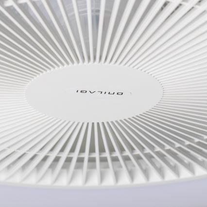 Brilagi - LED Stmievateľné svietidlo s ventilátorom AURA LED/38W/230V 3000-6000K biela + diaľkové ovládanie