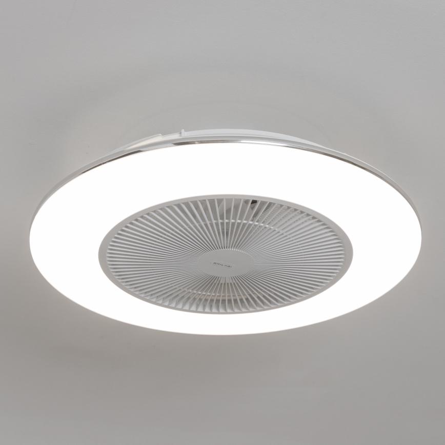 Brilagi - LED Stmievateľné svietidlo s ventilátorom AURA LED/38W/230V 3000-6000K biela + diaľkové ovládanie